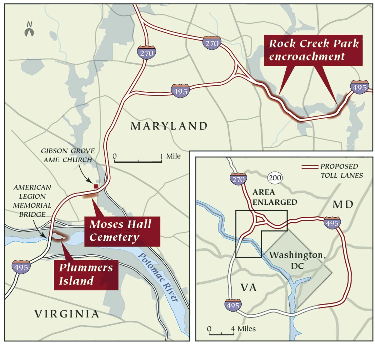 DC Beltway map